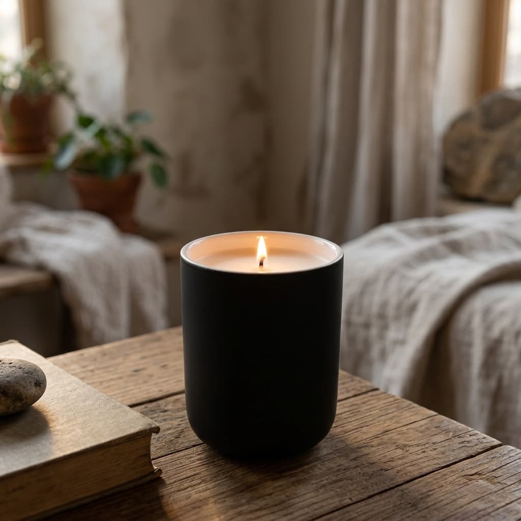 Cedar Element in Black Dream, lit