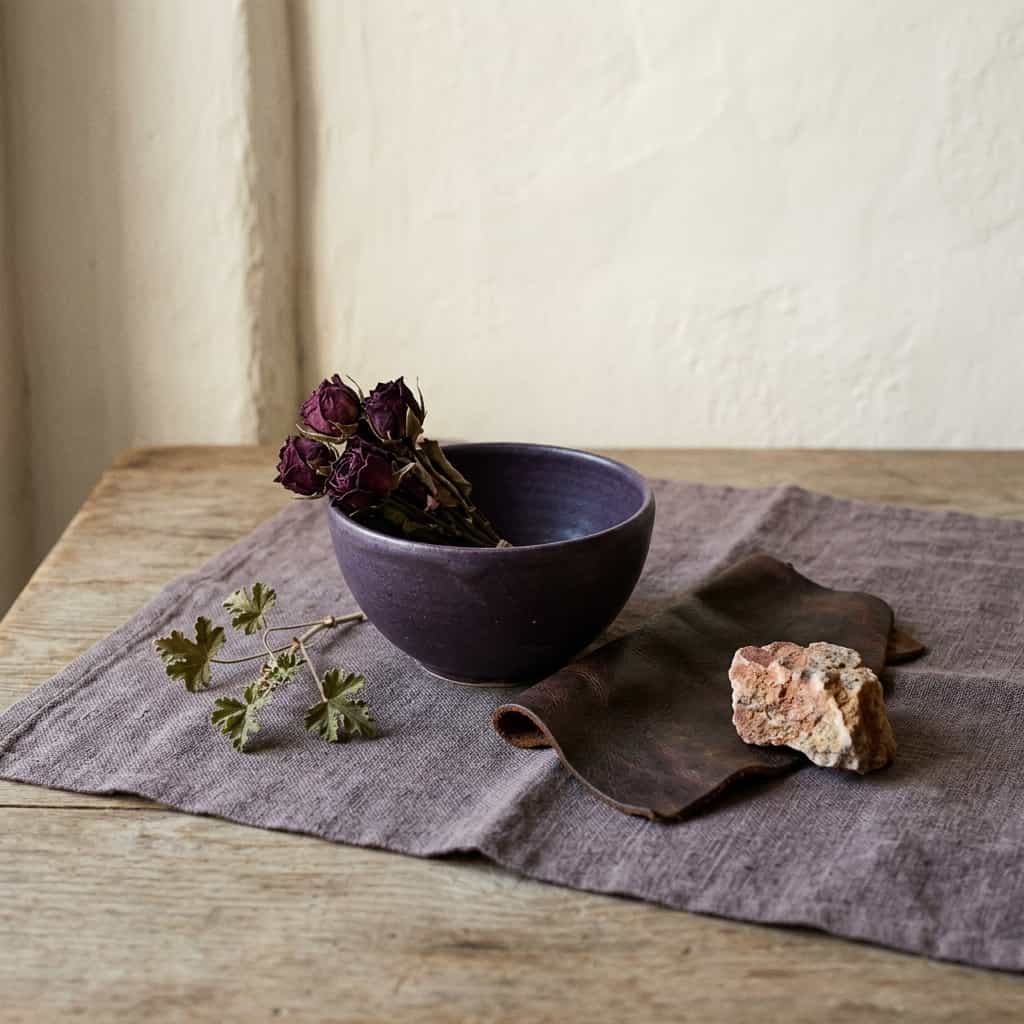 Black Violet and Saffron